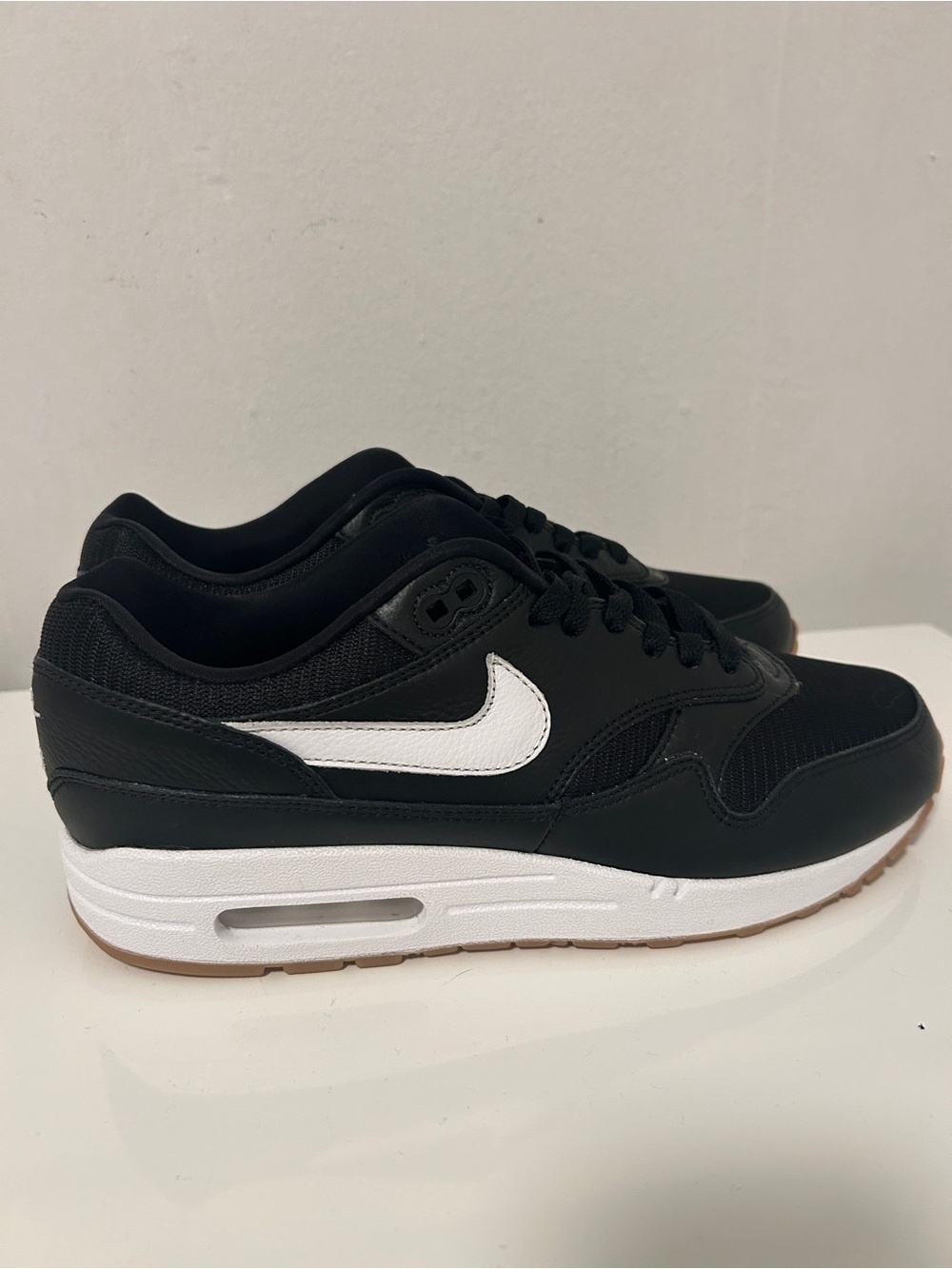 Nike Air Max NWT - one of a kind, black leather, womens 10, $65